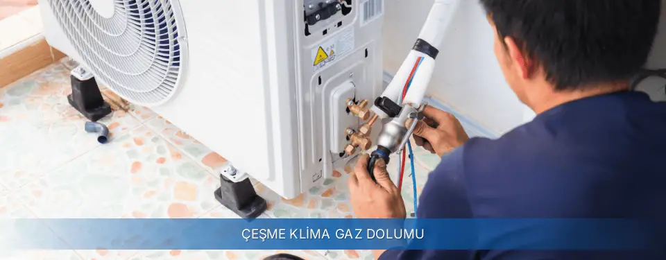 Çeşme İlçemi General Electric Klima Gaz Dolumu